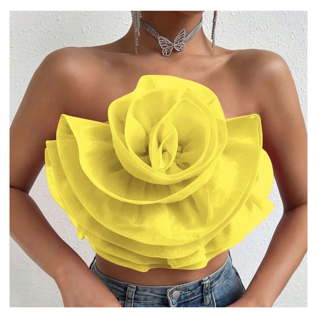 Call Me Rose Crop Top