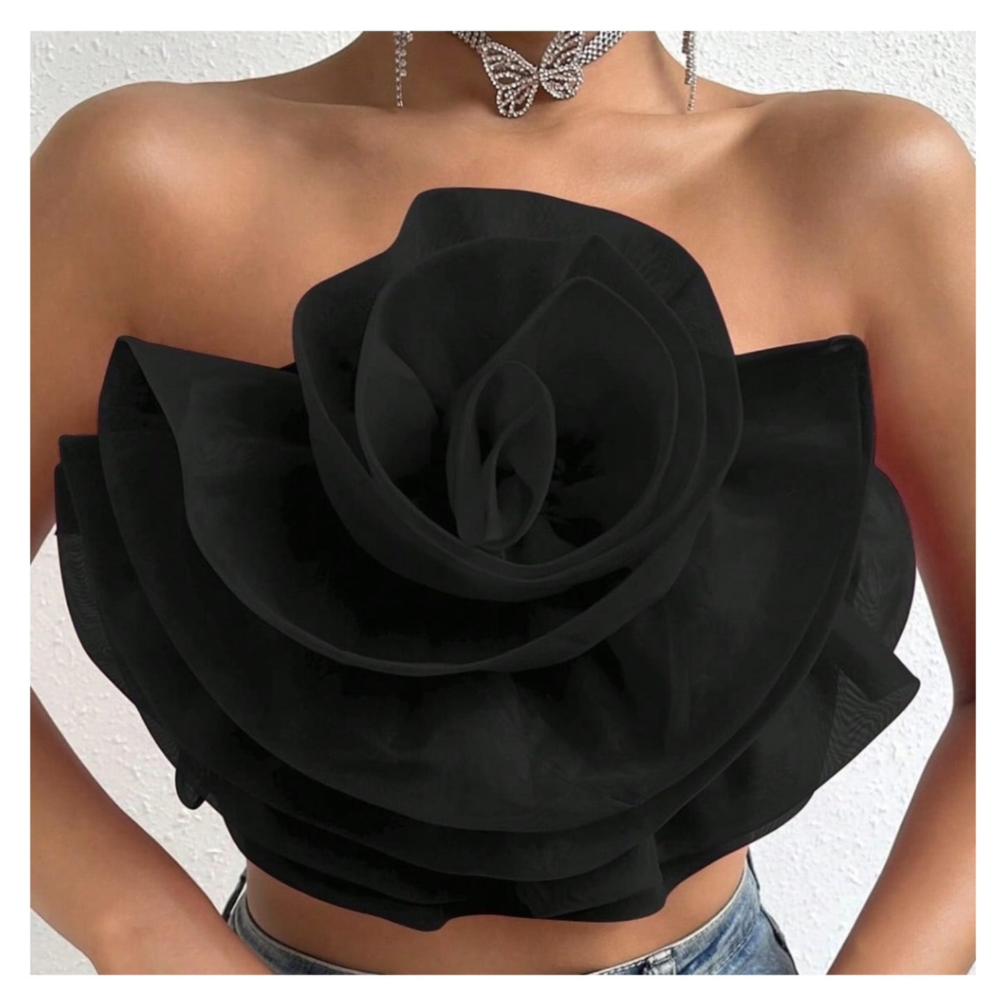 Call Me Rose Crop Top